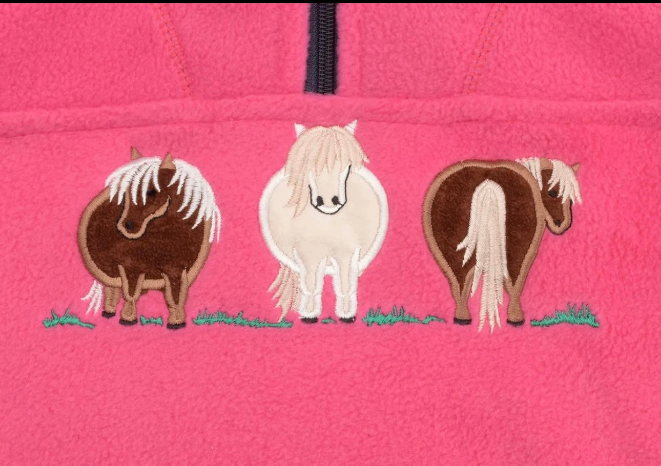 Shires Classics Children's Pony Half Zip Fleece Jumper - Top - Sweater