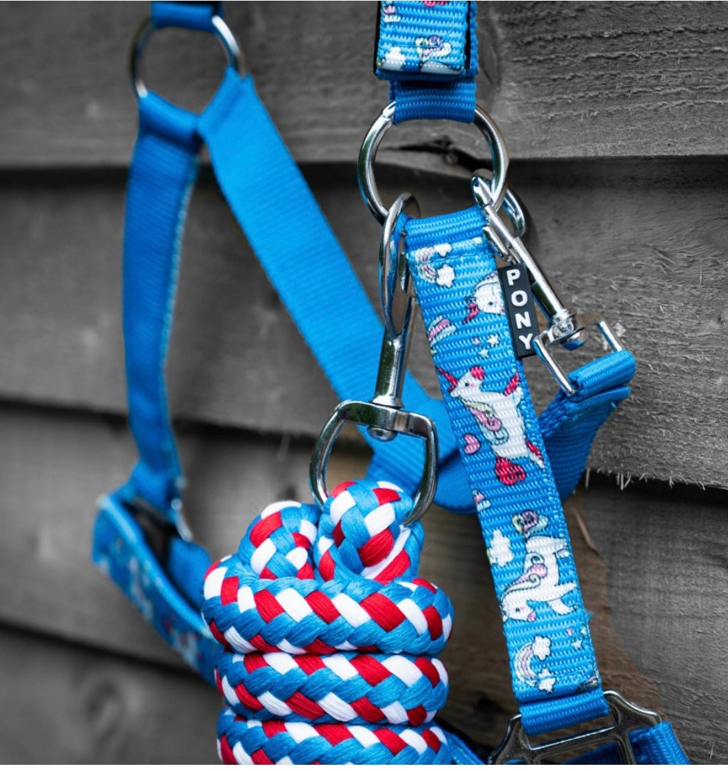 Headcollar and Lead Rope - Unicorn