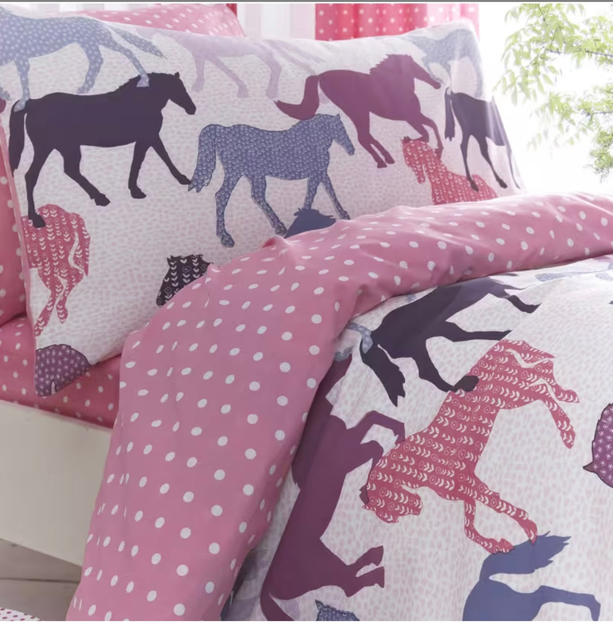Single Duvet Cover Ponies - By Gallop Just Kidding