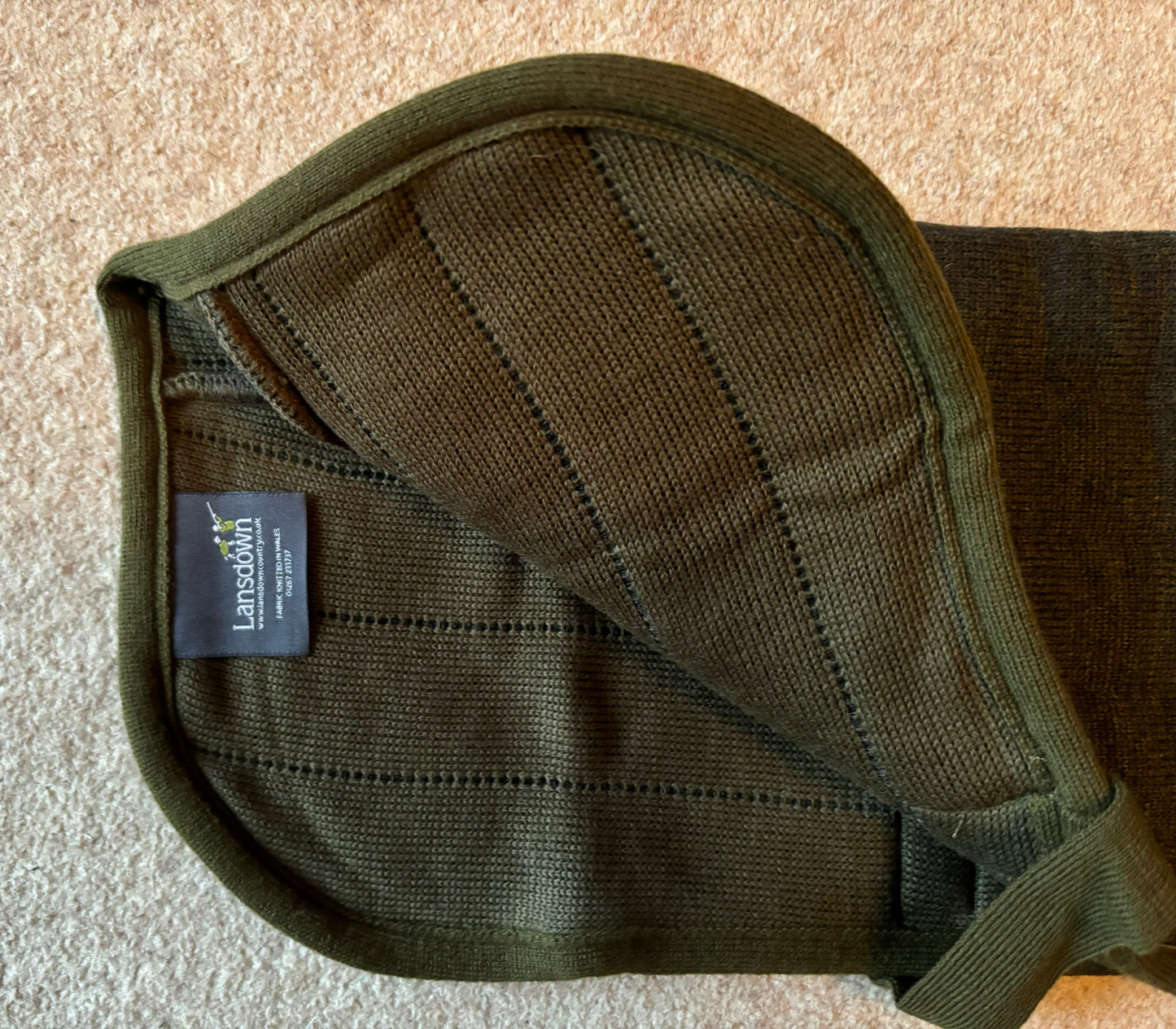 Therma Dry Dog Coat Like Thermatex - Lansdown - Blue - Green - Forest Green - Red Available