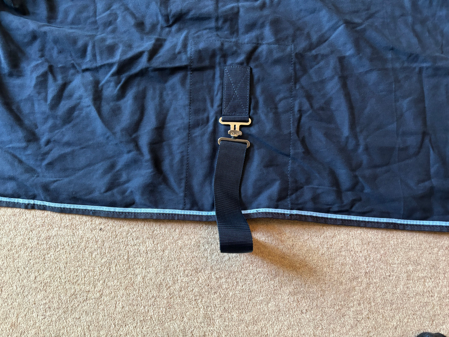 Lansdown Cotton Summer Sheet - Navy