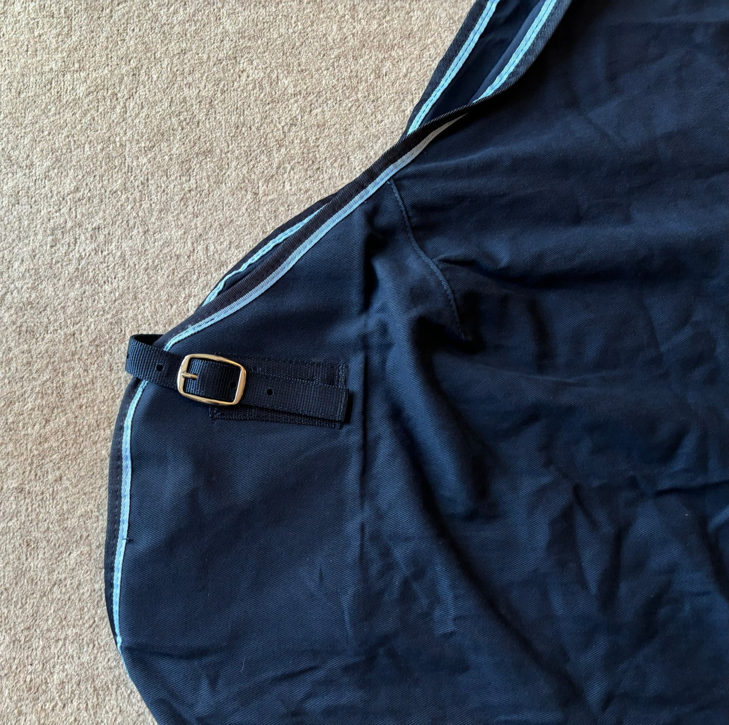 Lansdown Cotton Summer Sheet - Navy
