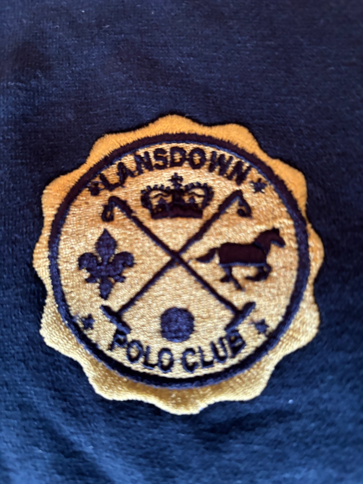 Hoodie - Lansdown Polo Club Navy Size 8