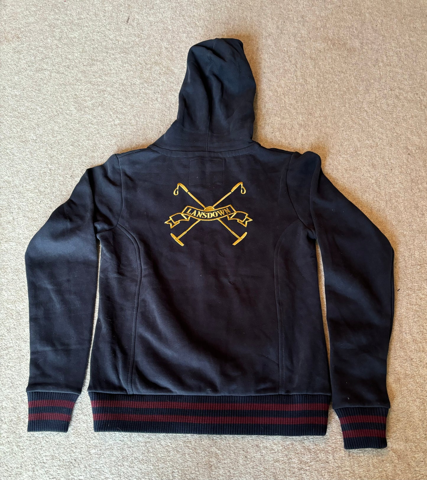 Hoodie - Lansdown Polo Club Navy Size 8