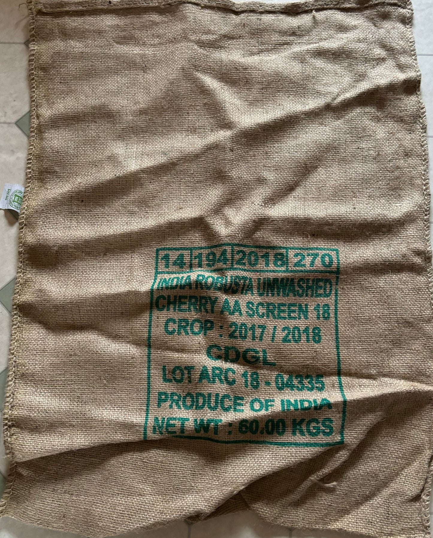 Heavy Duty Hessian Jute Bag / Sack - (Coffee Sack)