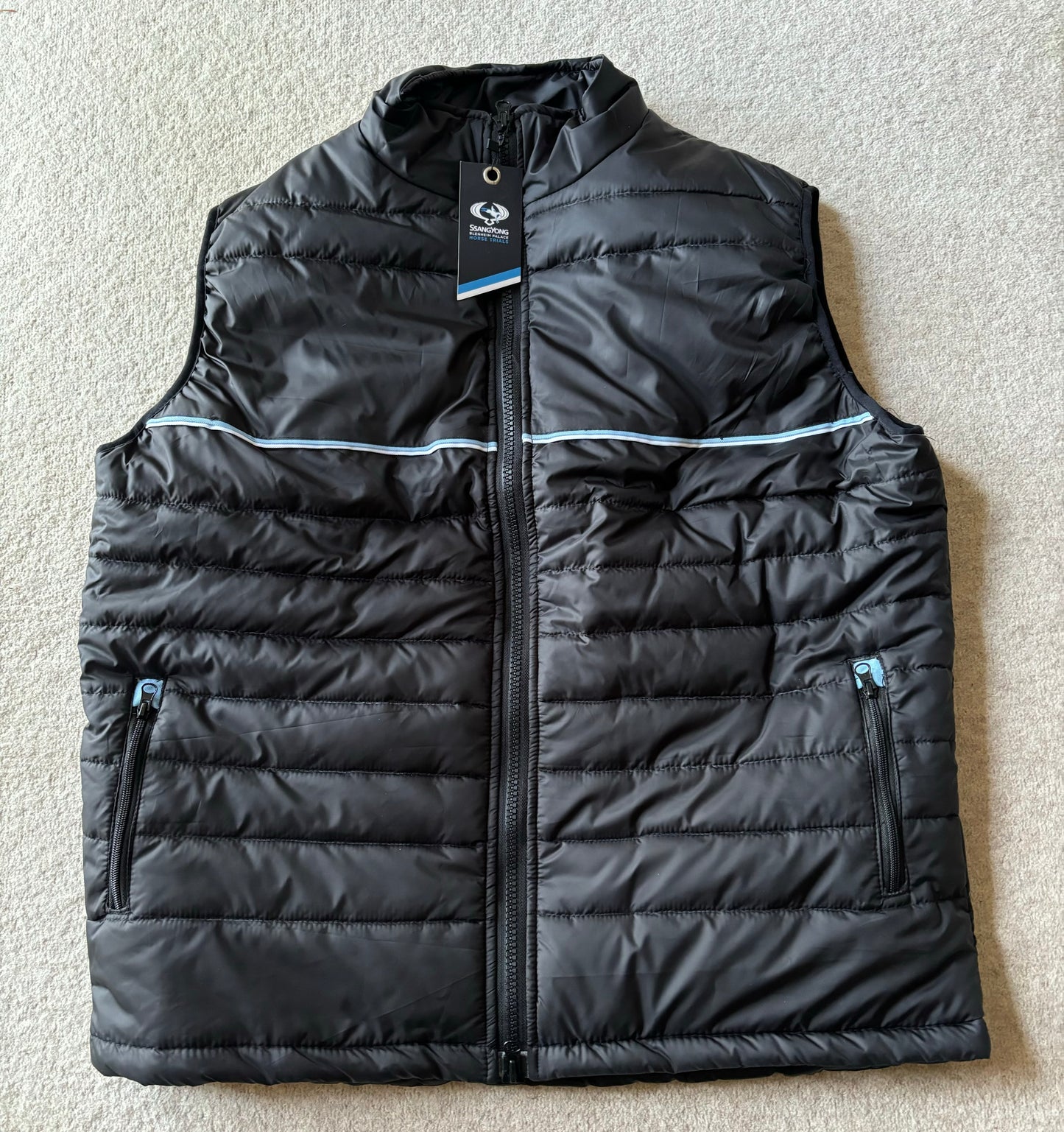 Lansdown SsangYong Blenheim Palace Horse Trials Eventing Gilet - Size 2XL Black
