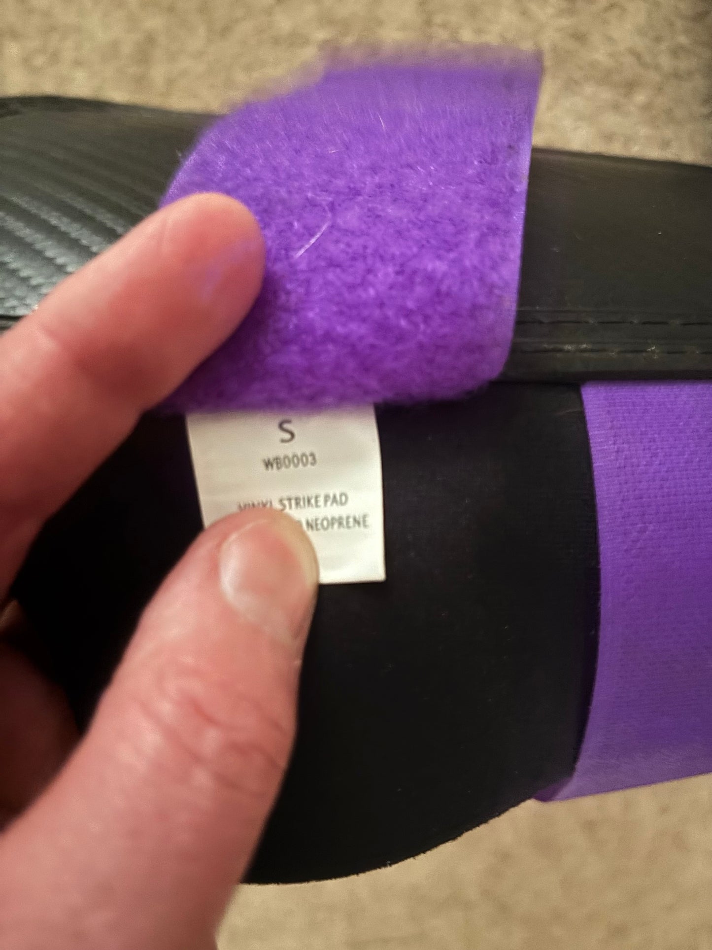 ZPL27 - PRELOVED - Woof Wear Club Brushing Boot - Ultra Violet - Pony S