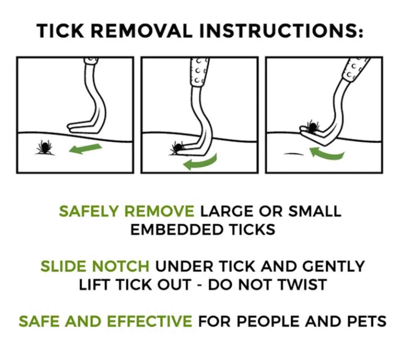 Tick Remover - Horses Ponies Dogs Cats