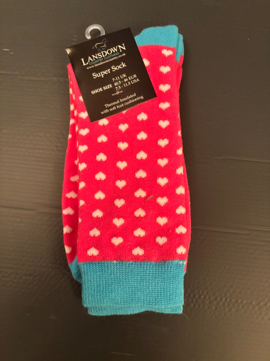 Socks Ankle Length Size 7 - 11 - Lansdown Thermal Insulated Super Sock