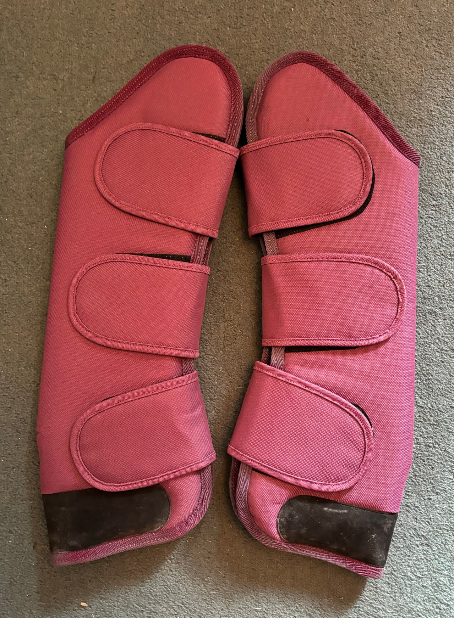 ZPL04 - Set of Olympian Travel Boots - Mauve Pony