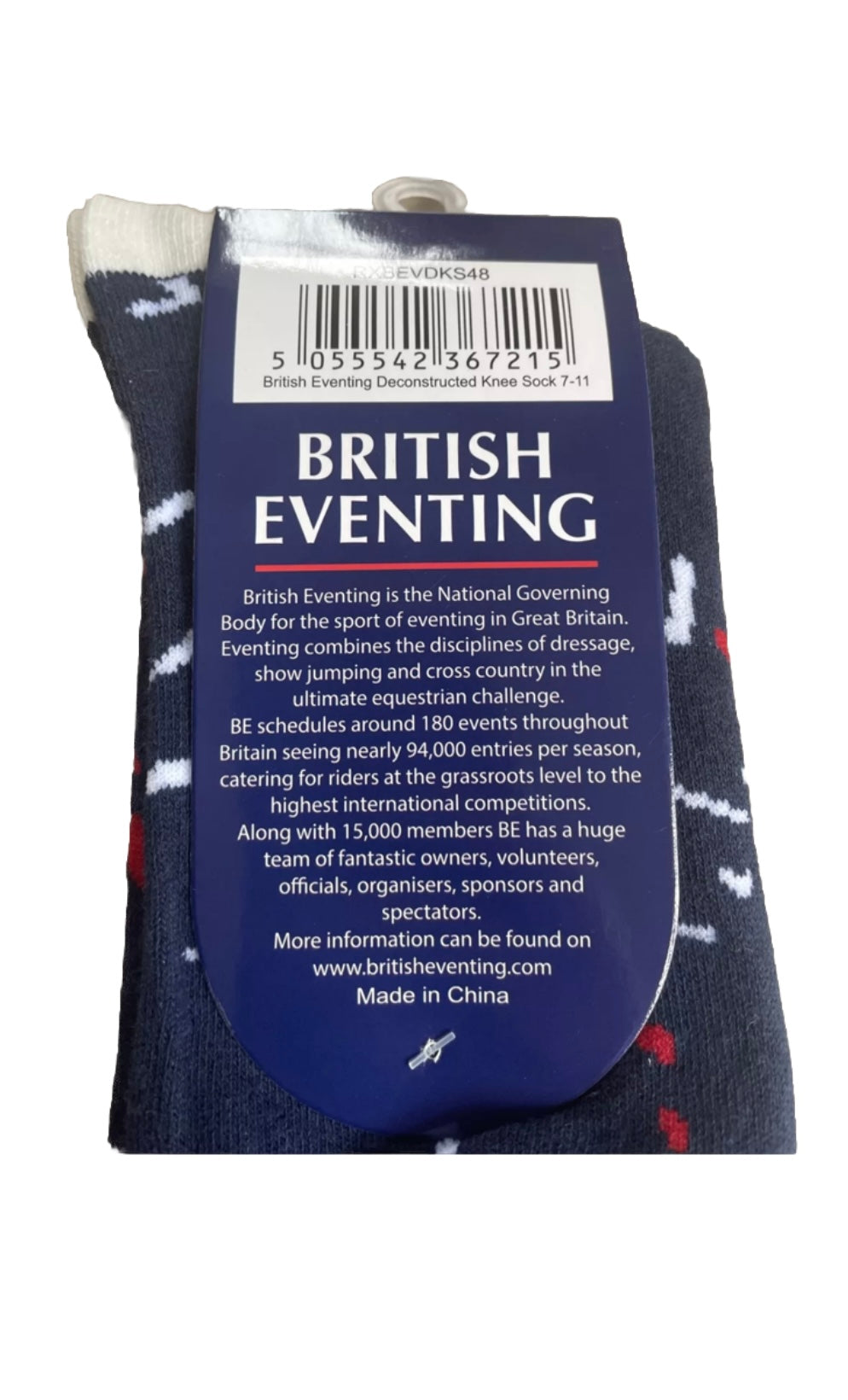 Socks Knee Length Size 7 - 11 - Lansdown British Eventing