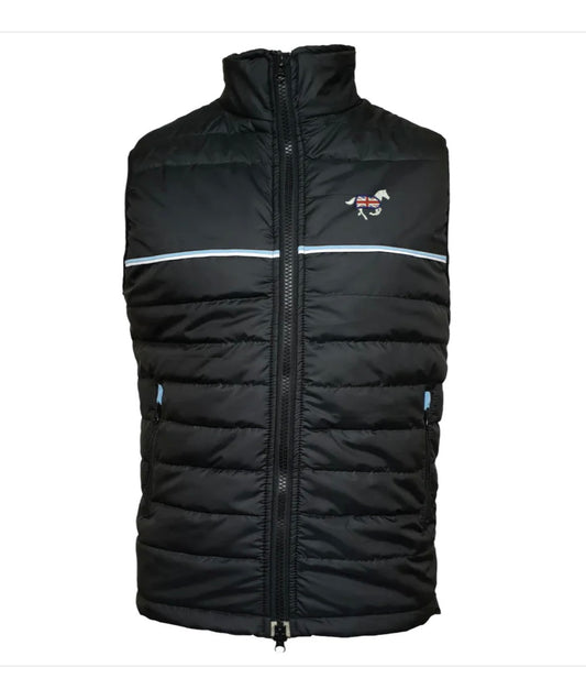 Lansdown SsangYong Blenheim Palace Horse Trials Eventing Gilet - Size 12 Black