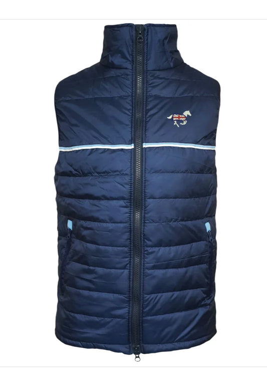 Lansdown SsangYong Blenheim Palace Horse Trials Eventing Gilet - Size M Navy