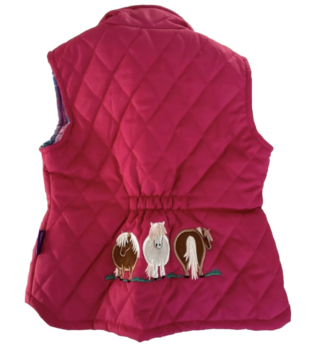 Shire Classics Child's Embroidered Fat Ponies Riding Gilet Bodywarmer