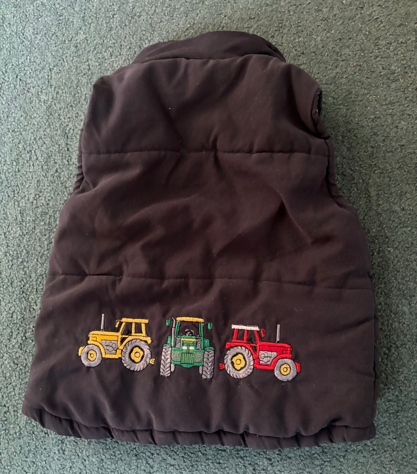 ZPL18 - Shire Classics Child's Embroidered Tractor Gilet Bodywarmer XXS