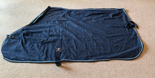 Lansdown Cotton Summer Sheet - Navy
