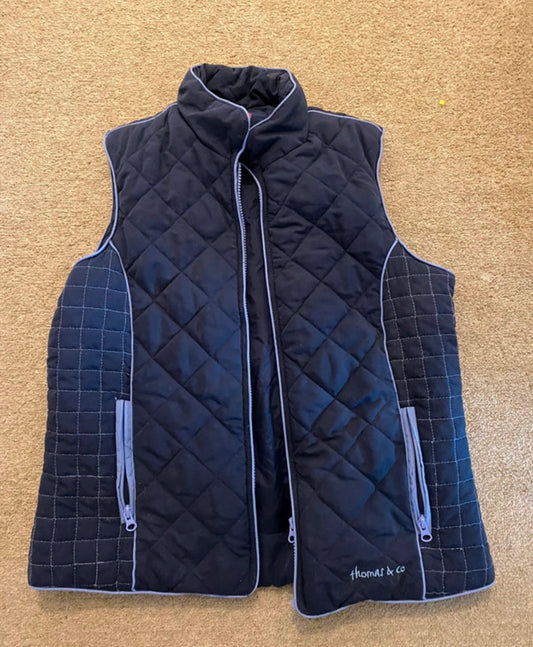 Thomas & Co Gilet - Navy Size 8 / Small