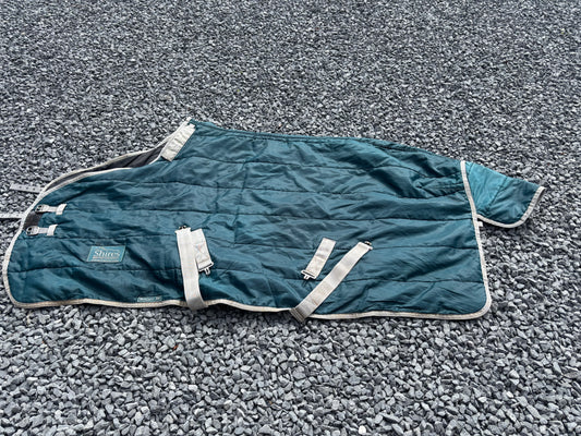 ZPL18 - PRELOVED - Shires Tempest 200 Stable Rug 5'9" Teal