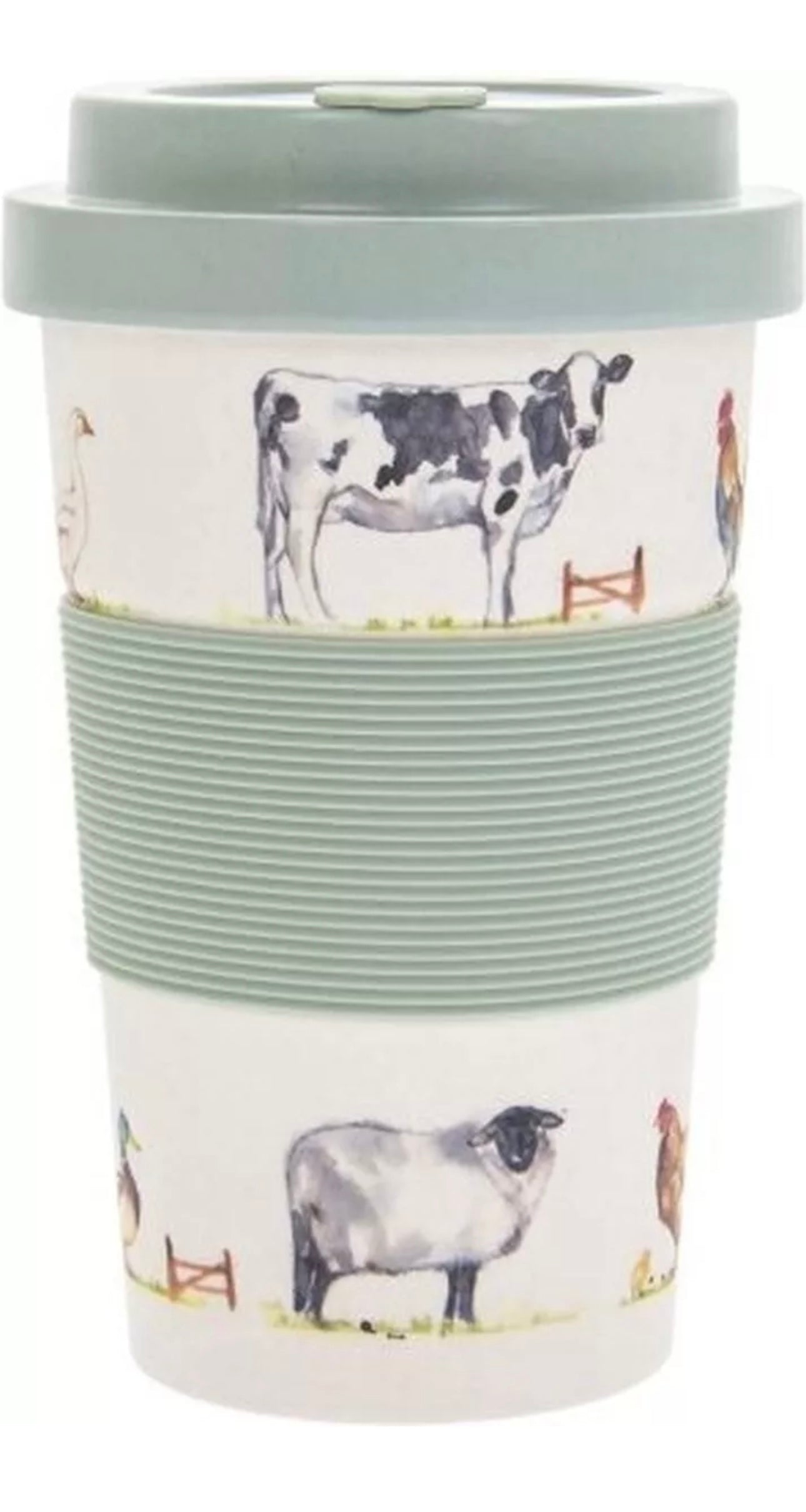 Travel Mug - Country Life Farmyard Bamboo