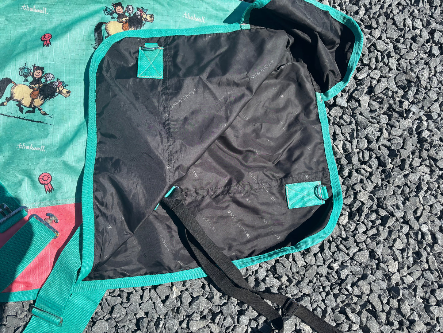 ZPL11 - PRELOVED Thelwell Stormx HY Pony Lightweight Turnout Rug 3'9"