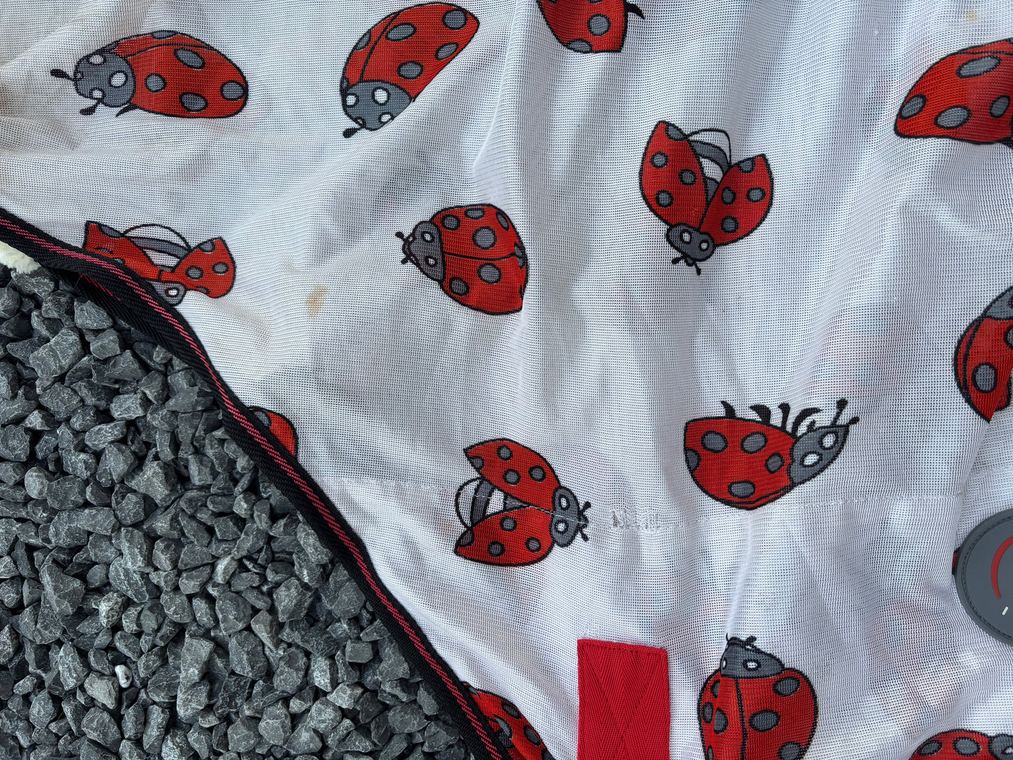 ZPL20 - PRELOVED - HKM Fly Rug Ladybug 6'4"