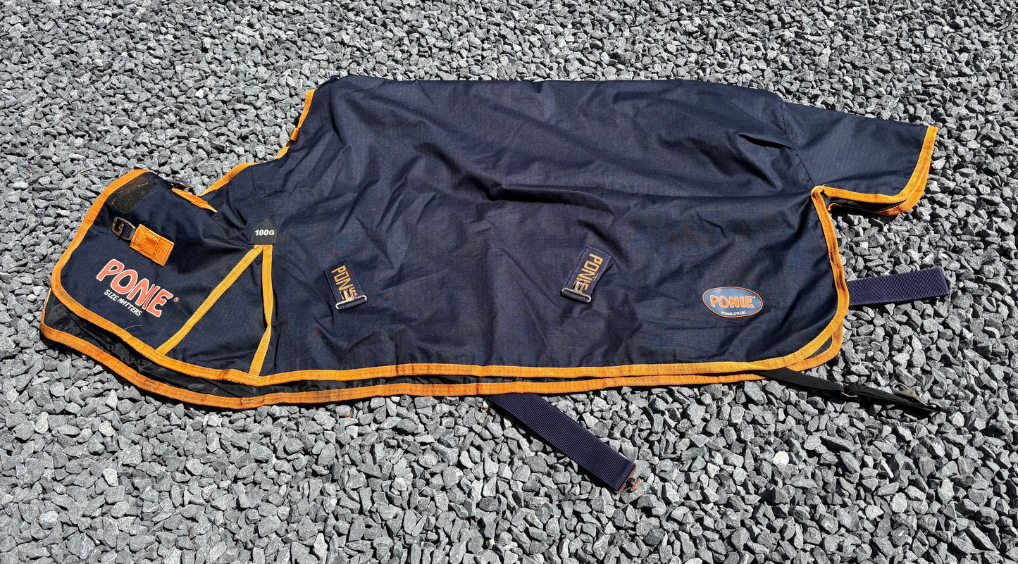 XPL24 - PRELOVED - Gallop Ponie Turnout Rug 100g 4’9”
