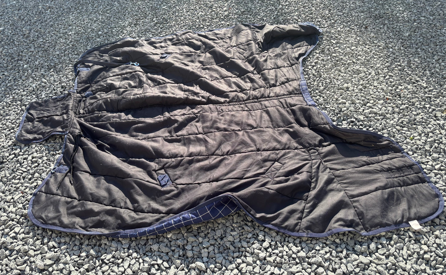 ZPL30 - PRELOVED - Rhinegold Chicago Lightweight Stable Rug - 6'0" Blue Check