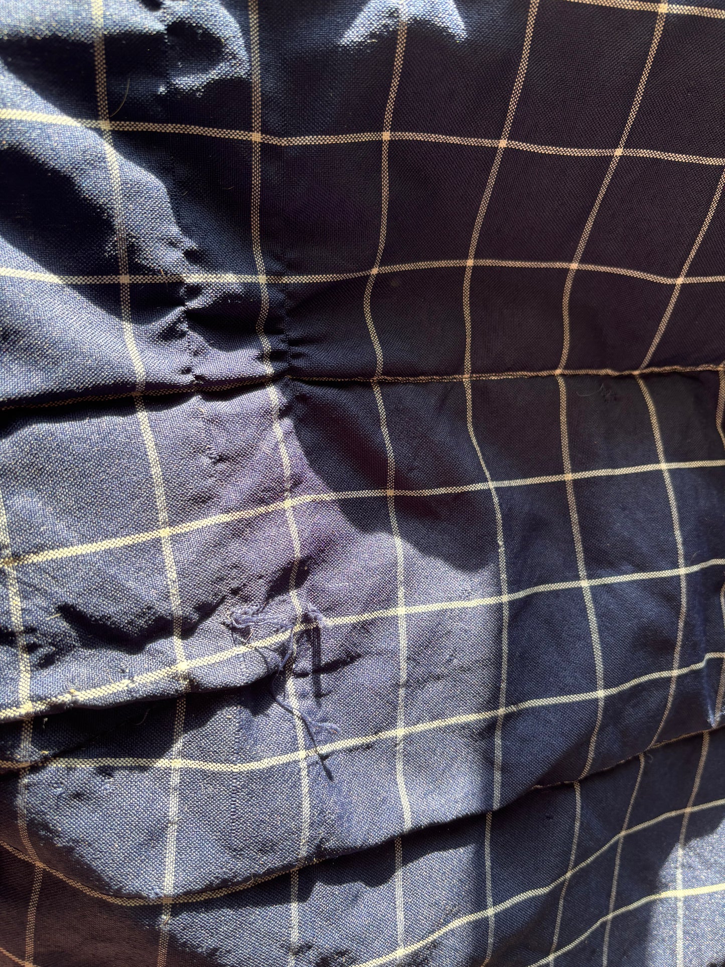 ZPL30 - PRELOVED - Rhinegold Chicago Lightweight Stable Rug - 6'0" Blue Check