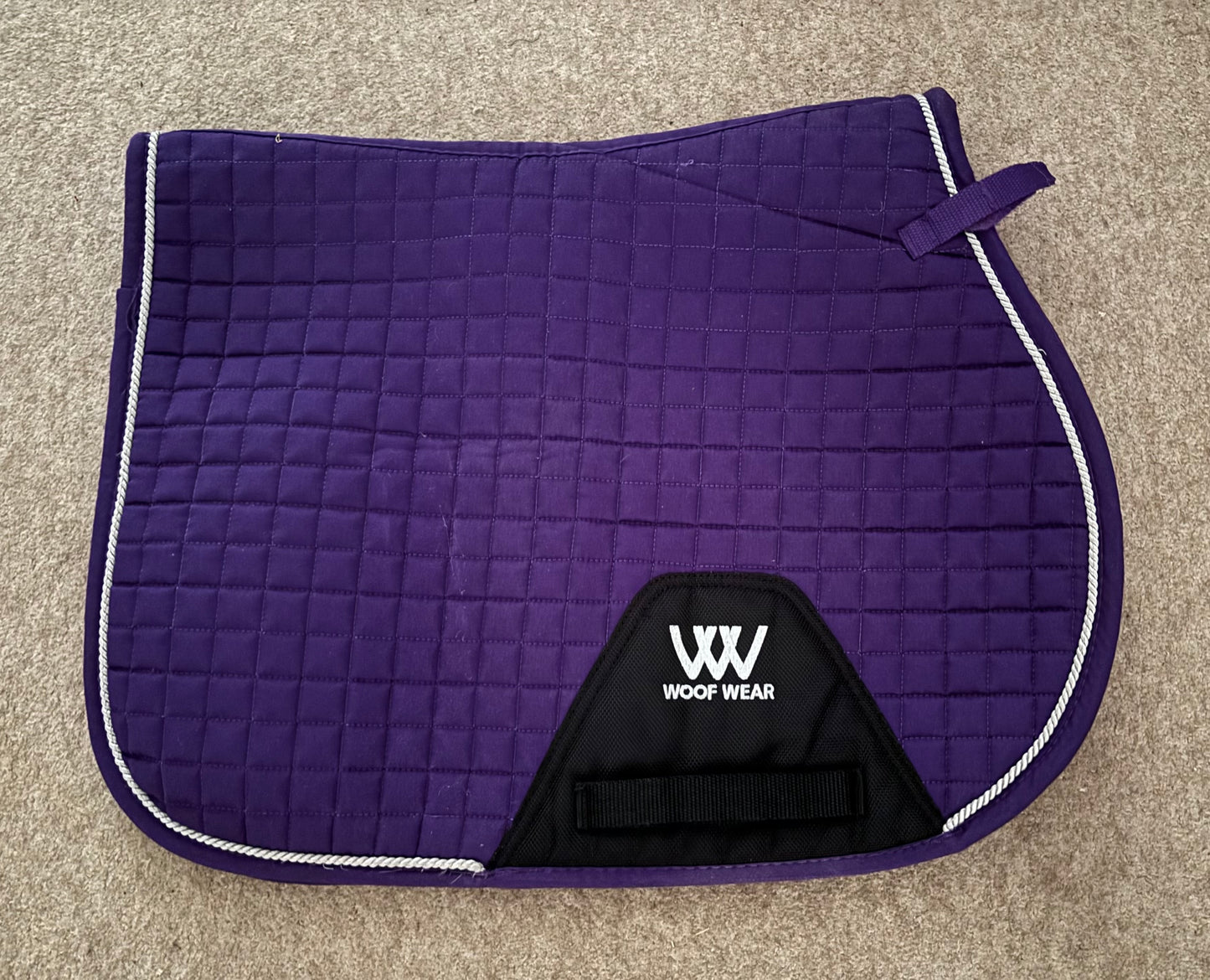 ZPL26 - PRELOVED - Woof Wear Saddle Cloth Pad Numnah Ultra Violet - GP Pony Small