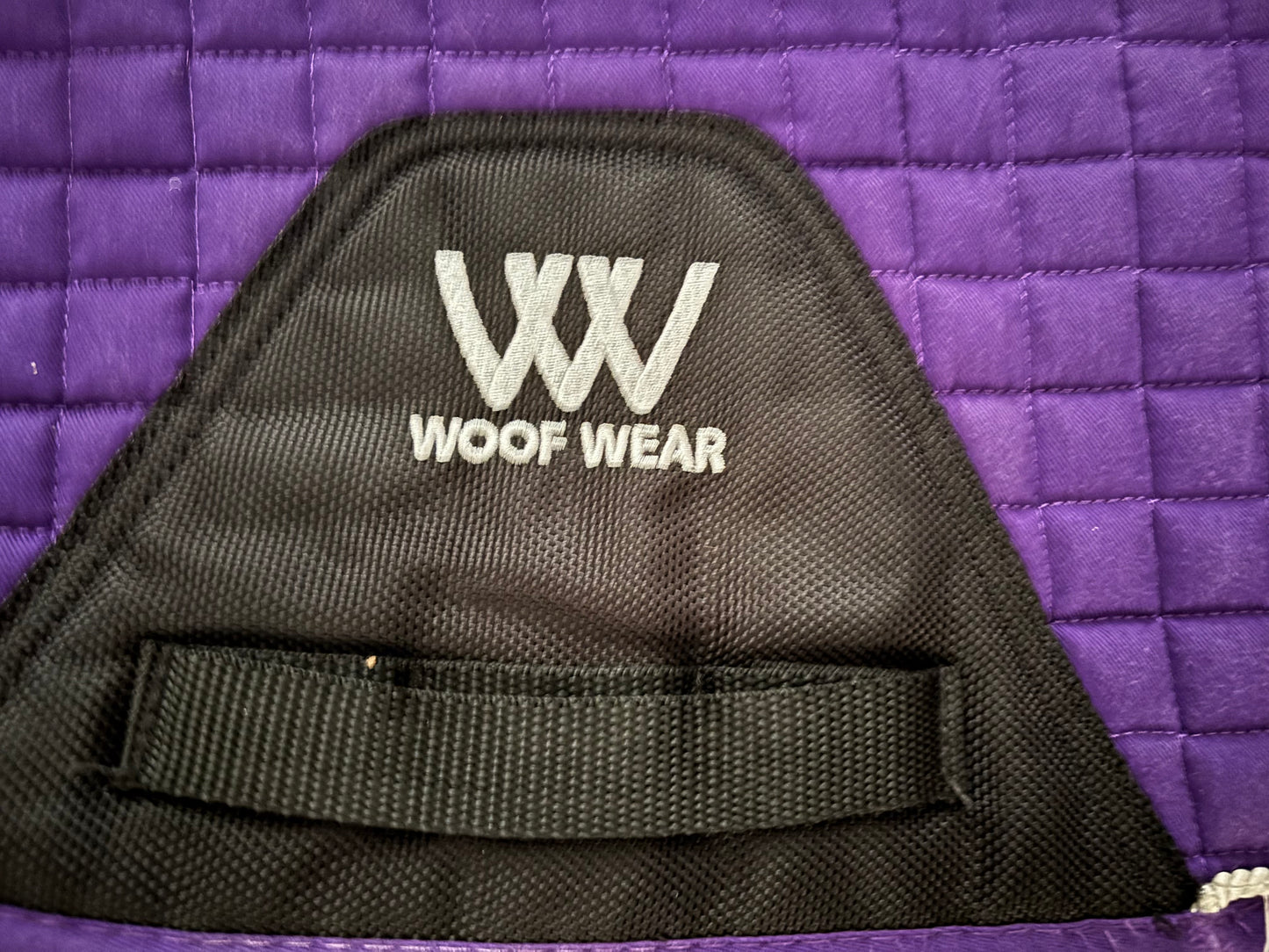 ZPL26 - PRELOVED - Woof Wear Saddle Cloth Pad Numnah Ultra Violet - GP Pony Small
