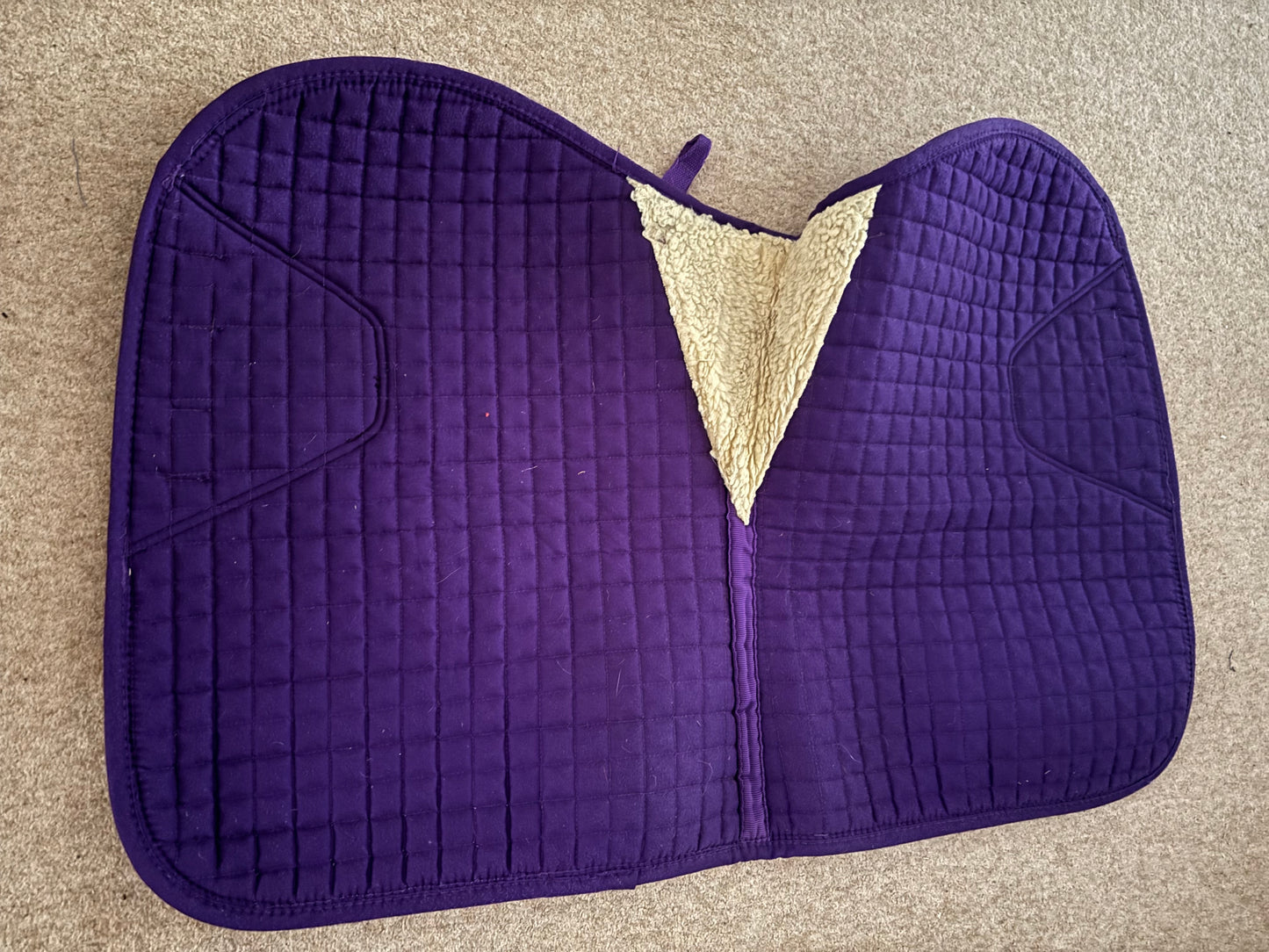 ZPL26 - PRELOVED - Woof Wear Saddle Cloth Pad Numnah Ultra Violet - GP Pony Small